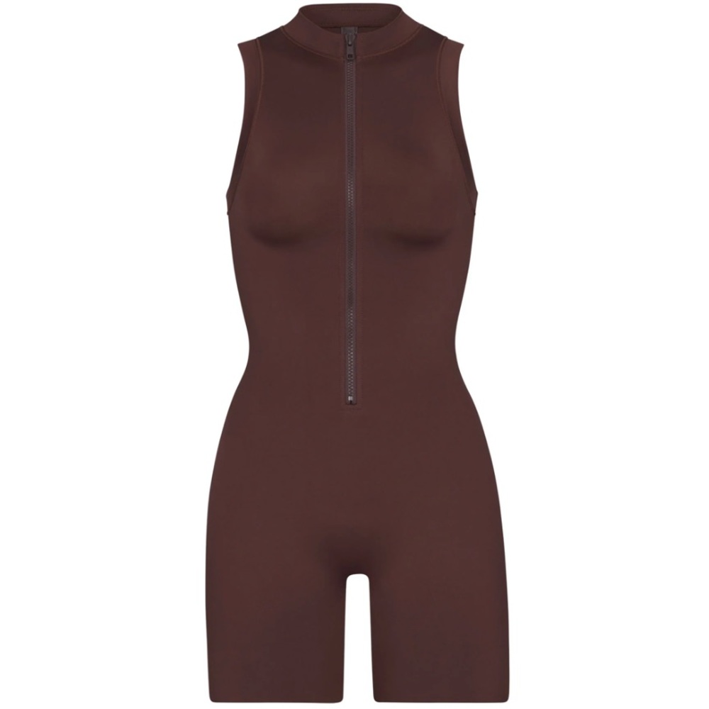 SKIMS Chocolate Brown One Piece Swimsuit